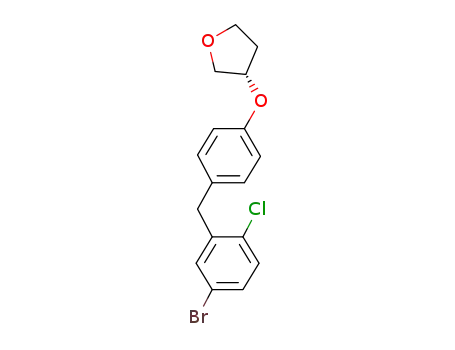 (3S)-3-[4-[(5-bromo-2-chlorophenyl)methyl]phenoxy]oxolane