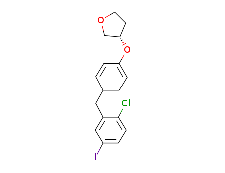 (S)-3-(4-(2-chloro-5-iodobenzyl)phenoxy)-tetrahydrofuran 915095-94-2