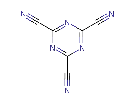 Molecular Structure of 7615-57-8 (2,4,6-Tricyano-1,3,5-triazine)