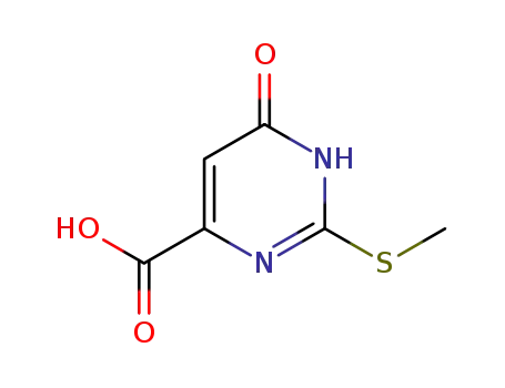 2-(methylthio)-6-oxo-1,6-dihydropyrimidine-4-carboxylic acid