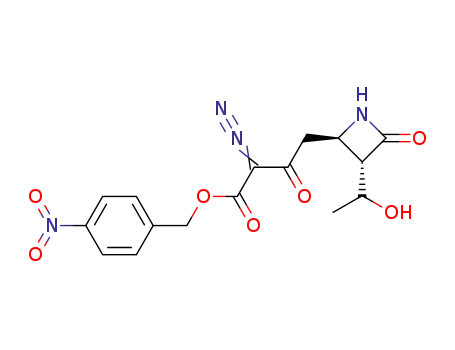 (3S,4R)-3-[(R)-1-hydroxyethyl]-4-[3-(4-nitrobenzyl)oxycarbonyl-2-oxo-3-diazopropyl]azetidin-2one