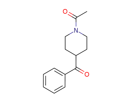 Molecular Structure of 25519-79-3 (1-ACETYL-4-BENZOYLPIPERIDINE)