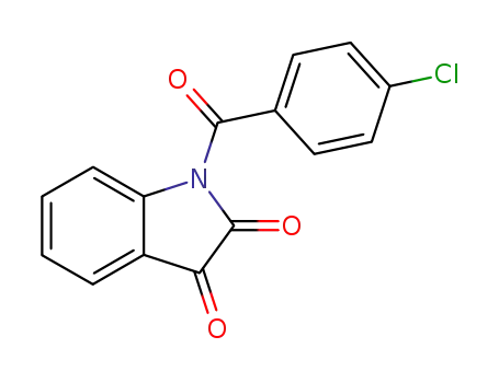 1-[(4-chlorophenyl)carbonyl]-1H-indole-2,3-dione