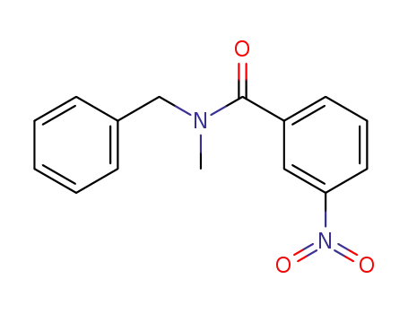 Molecular Structure of 195140-22-8 (N-benzyl-N-methyl-3-nitrobenzamide)