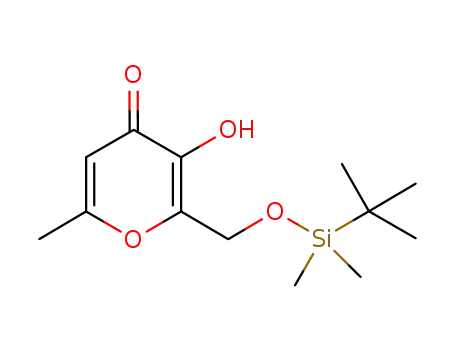 3-hydroxy-6-methyl-2-(O-tert-butyldimethylsilyl)hydroxymethylpyran-4(1H)-one