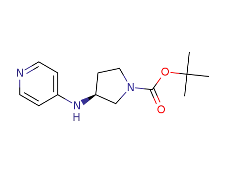 (S)-3-(pyridin-4-ylamino)-pyrrolidine-1-carboxylic acid tert-butyl ester