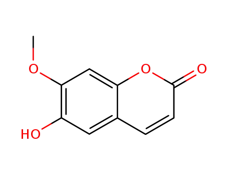 Molecular Structure of 776-86-3 (6-HYDROXY-7-METHOXYCOUMARIN)