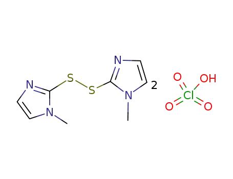 2,2'-dithiodi(1-methylimidazole) bis(perchloric acid) salt