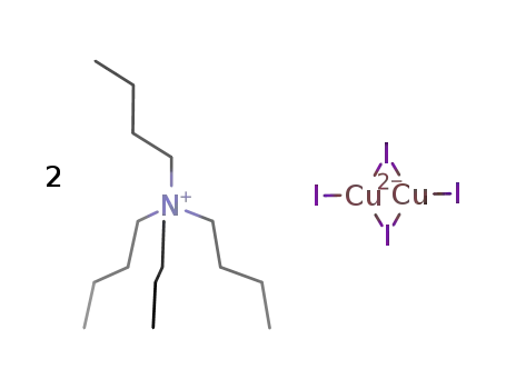 bis[(tetrabutylammonium) di-μ-iodo-diiododicuprate(I)] complex