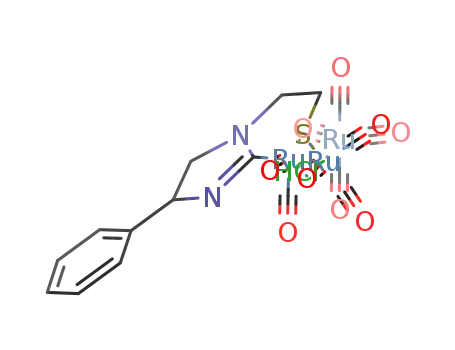 [Ru3(μ-Cl)(μ-.eta(2)-levamisole-C,S)(CO)9]