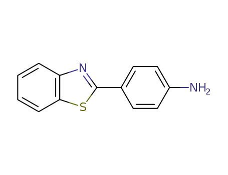 Molecular Structure of 6278-73-5 (4-BENZOTHIAZOL-2-YL-PHENYLAMINE)