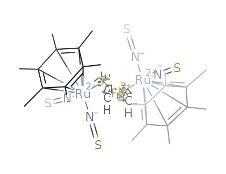 [(η6-hexamethylbenzene)Ru(NCS)2]2(μ-1,1'-bis(diphenylphosphino)ferrocene)