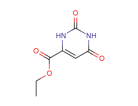 Molecular Structure of 1747-53-1 (2,6-Dioxo-1,2,3,6-tetrahydro-4-pyrimidinecarboxylic acid ethyl ester)