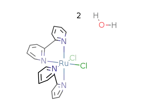 cis-bis-(2,2′-bipyridine) dichlororuthenium(II) dihydrate
