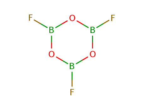 Molecular Structure of 13703-95-2 (Trifluoroboroxine)