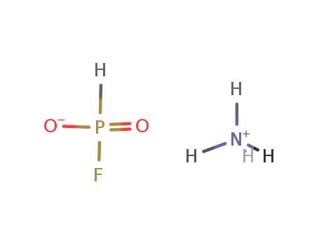 Molecular Structure of 103778-74-1 (Phosphonofluoridic acid, ammonium salt)