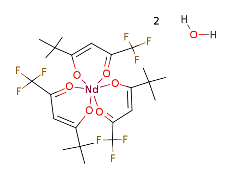 Nd-trispivaloyltrifluoroacetonate*2H2O