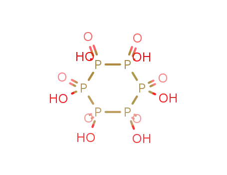 Molecular Structure of 66314-64-5 (Hexaphosphorinane, hexahydroxy-, 1,2,3,4,5,6-hexaoxide)