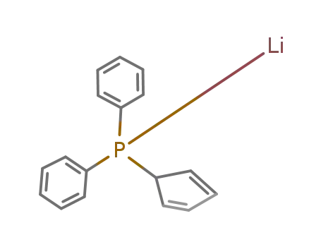 Molecular Structure of 83272-80-4 (Lithium, [1-(diphenylphosphino)-2,4-cyclopentadien-1-yl]-)