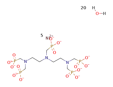 Ni5(diethylene triamine-N,N,N',N',N'',N''-penta(methylenephosphonic acid)(-10H))2*20H2O