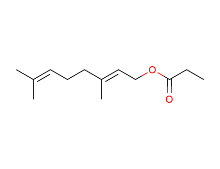 2,6-Octadien-1-ol,3,7-dimethyl-, 1-propanoate, (2E)-