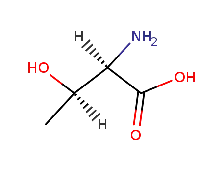 Molecular Structure of 24830-94-2 (D(-)-allo-Threonine)
