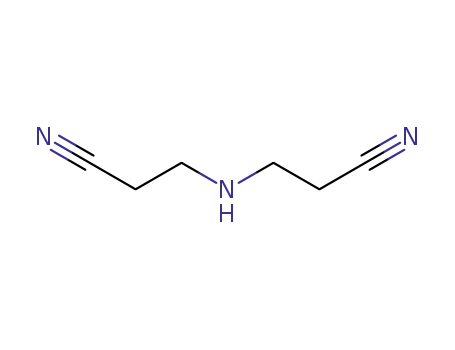 Molecular Structure of 111-94-4 (3,3'-I minobispropanenitrile)