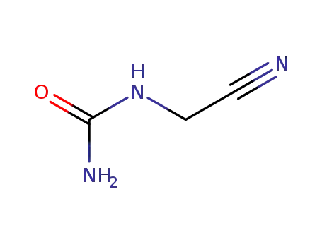 Molecular Structure of 5962-07-2 (Cyanomethylurea)