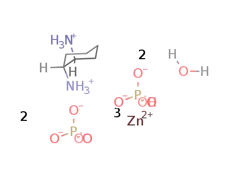 Zn3(PO4)2(PO3OH)(H2-1,2-diaminocyclohexane)*2H2O