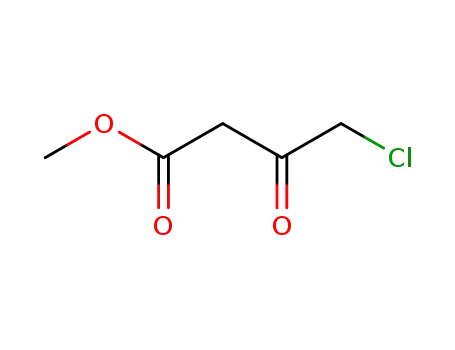 Molecular Structure of 32807-28-6 (Butanoic acid,4-chloro-3-oxo-, methyl ester)