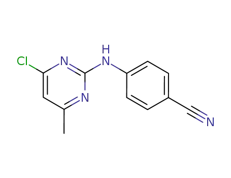 4-(4-chloro-6-methyl-pyrimidin-2-ylamino)-benzonitrile