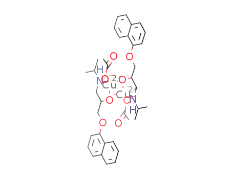 [Cu2(1-(isopropylamino)-3-(1-naphthyloxy)-2-propanol(-1H))2(OAc)2]