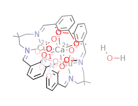 [Cu(N,N'-2,2-dimethylpropylenedi(3-methoxysalicylideneimine))]2Ca(NO3)2*H2O