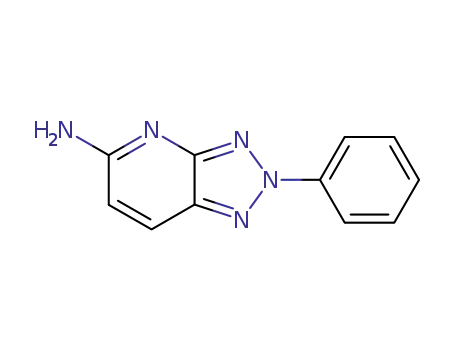 Molecular Structure of 4324-87-2 (2H-1,2,3-Triazolo[4,5-b]pyridin-5-amine, 2-phenyl-)