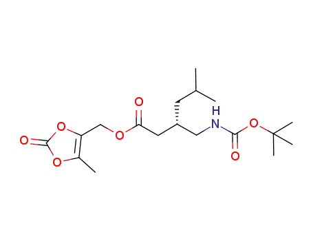 (S)-3-(tert-butoxycarbonylamino-methyl)-5-methyl-hexanoic acid 5-methyl-2-oxo-[1,3]dioxol-4-ylmethyl ester