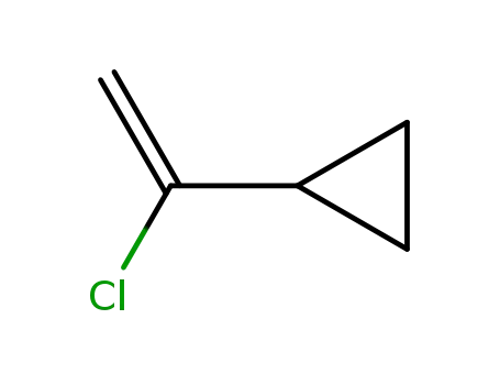 Molecular Structure of 24154-06-1 ((1-chloroethenyl)cyclopropane)