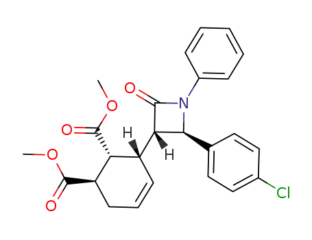 3-[2-(4-chlorophenyl)-4-oxo-1-phenylazetidin-3-yl]cyclohex-3-ene-1,2-dicarboxylic acid dimethyl ester