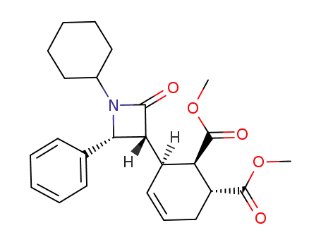 3-(1-cyclohexyl-2-oxo-4-phenylazetidin-3-yl)cyclohex-3-ene-1,2-dicarboxylic acid dimethyl ester