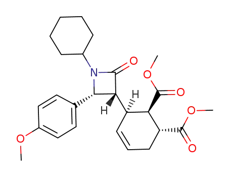 3-[1-cyclohexyl-2-(4-methoxyphenyl)-4-oxoazetidin-3-yl]cyclohex-3-ene-1,2-dicarboxylic acid dimethyl ester