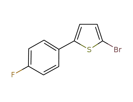 Molecular Structure of 1073313-97-9 (2-Bromo-5-(4-fluorophenyl)thiophene)