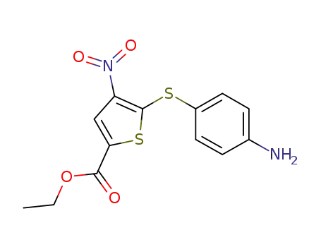 ethyl 5-(4-aminophenylthio)-4-nitrothiophene-2-carboxylate