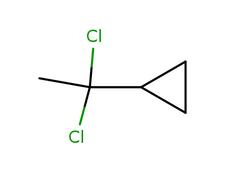Molecular Structure of 40459-85-6 (Cyclopropane, (1,1-dichloroethyl)-)
