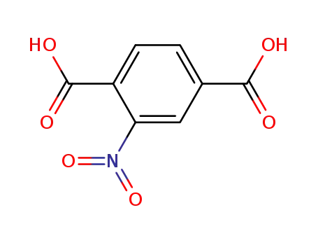 Molecular Structure of 610-29-7 (Nitroterephthalic acid)
