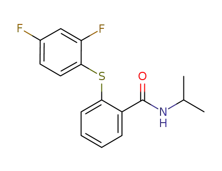 2-(2,4-difluorophenylthio)-N-isopropylbenzamide