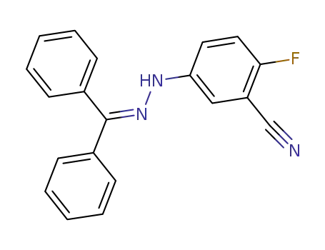 benzophenone N-4-fluoro-3-cyanophenylhydrazone