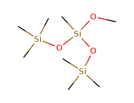 Molecular Structure of 7671-19-4 (BIS(TRIMETHYLSILOXY)METHYLMETHOXYSILANE)