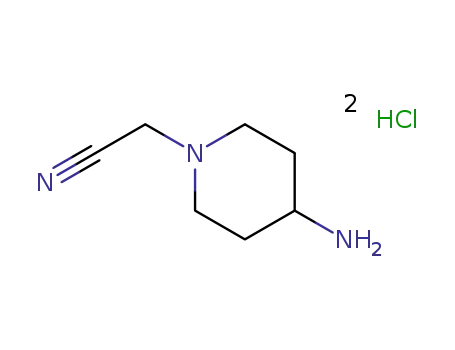 (4-aminopiperidin-1-yl)acetonitrile dihydrochloride