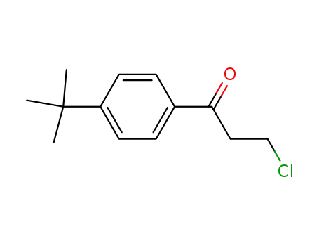 Molecular Structure of 28547-33-3 (1-(4-T-BUTYLPHENYL)-3-CHLOROPROPAN-1-ONE)