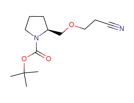 (S)-2-(2-cyanoethoxymethyl)pyrrolidine-1-carboxylic acid tert-butyl ester