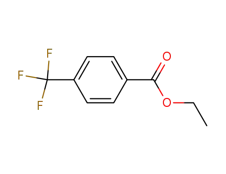 Molecular Structure of 583-02-8 (Ethyl 4-(trifluoromethyl)benzoate)